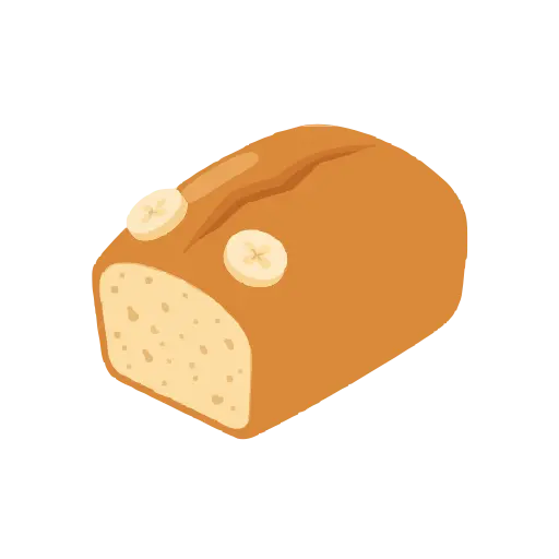 Banana bread icon