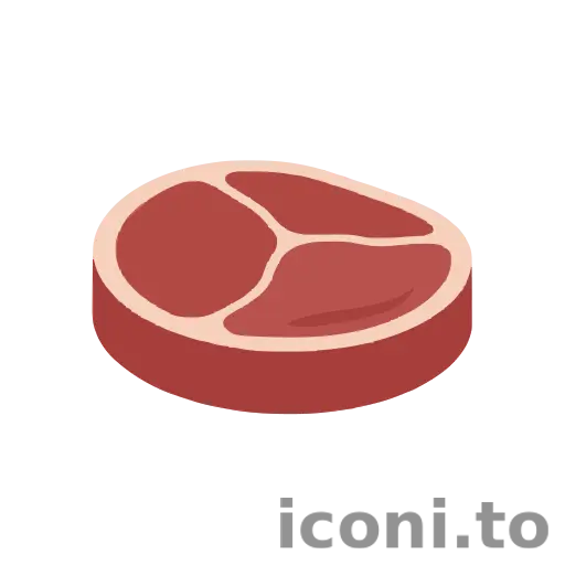Beef tenderloin icon