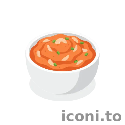 Buffalo chicken dip icon