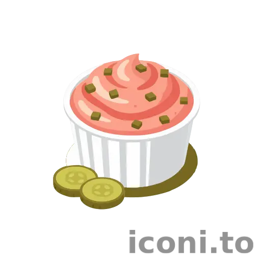 Burger sauce icon