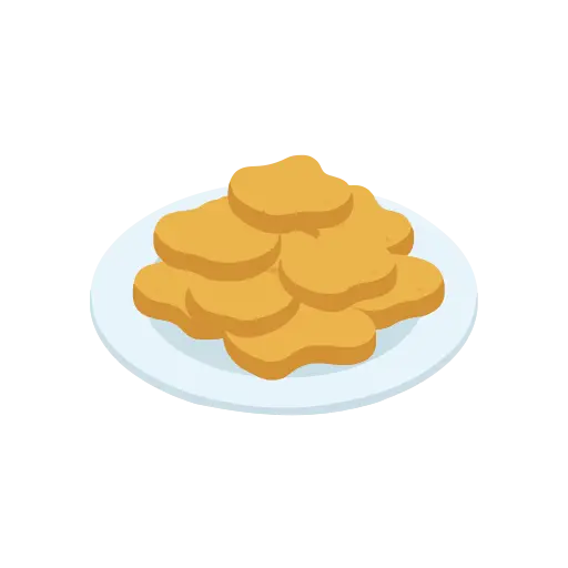 Chicken nugget icon