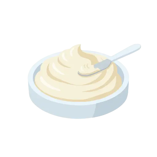 Cream cheese icon