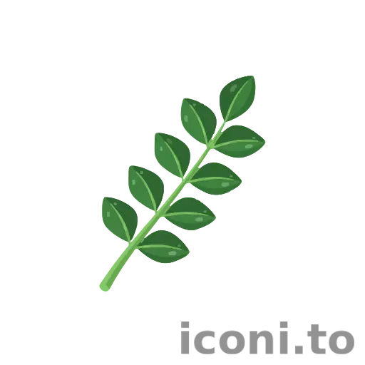 Curry leaf icon