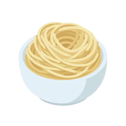 Egg noodle icon