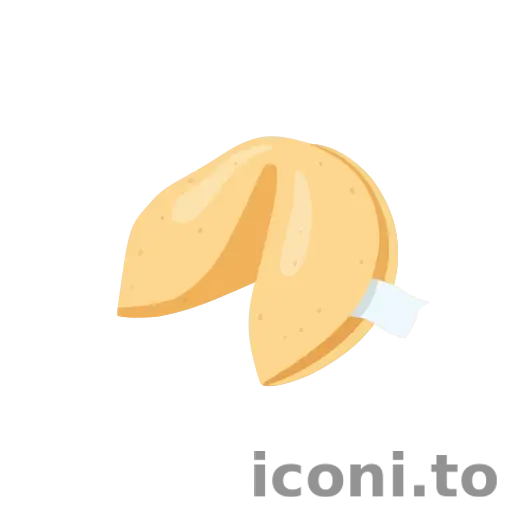 Fortune cookie icon