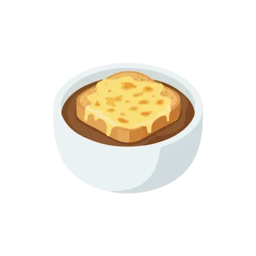 French onion soup icon