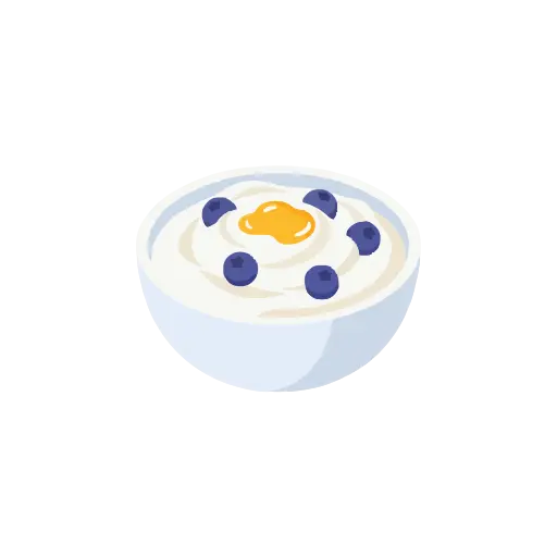 Greek yogurt icon