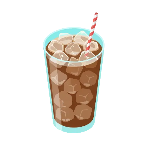 Iced coffee icon