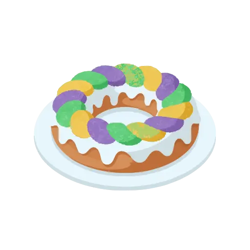 King cake icon