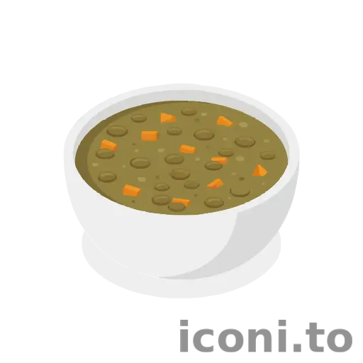 Lentil soup icon