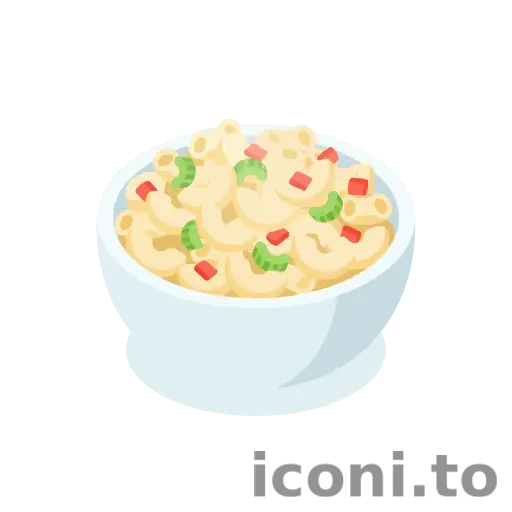 Macaroni salad icon