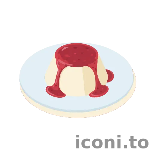 Panna cotta icon