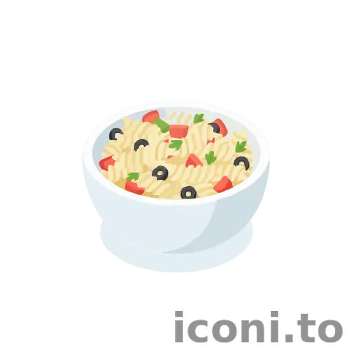 Pasta salad icon