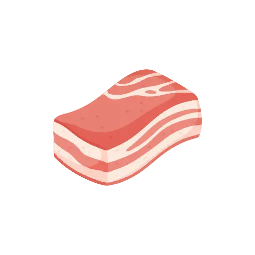 Pork belly icon