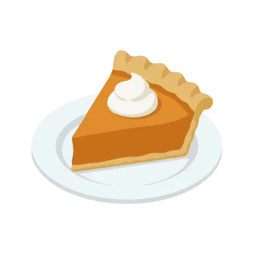 Pumpkin pie icon