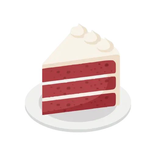 レッドベルベットケーキアイコン