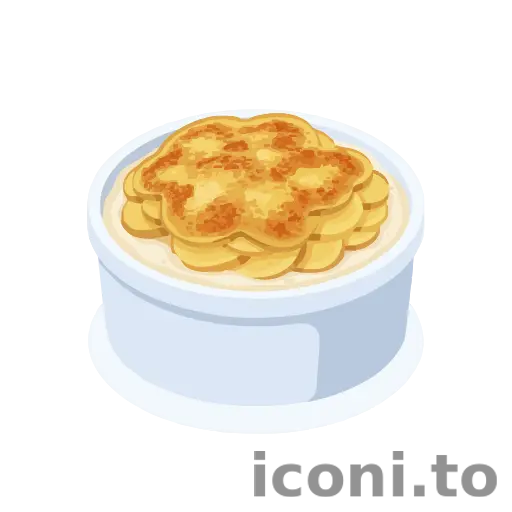 Scalloped potato icon