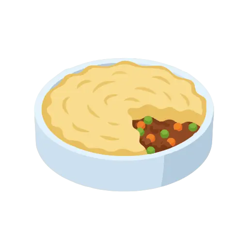 Shepherd's pie icon