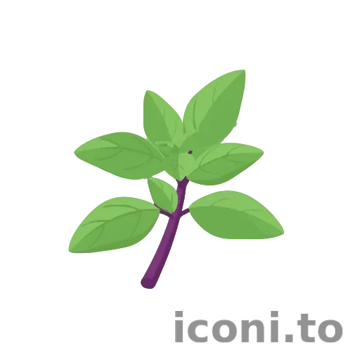 Thai basil icon