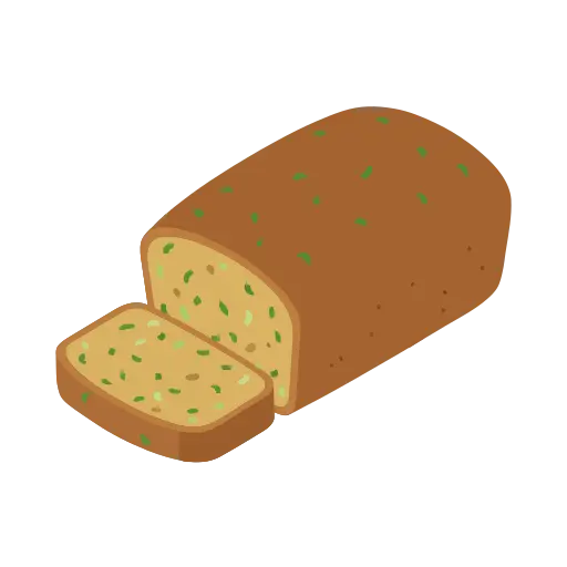 Zucchini bread icon