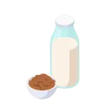 Almond milk icon