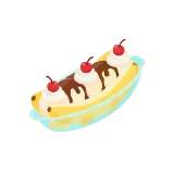 Banana split icon