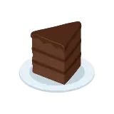Chocolate cake icon
