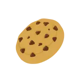Chocolate chip cookie icon