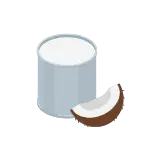 Coconut milk icon