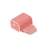 Corned beef icon