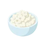 Cottage cheese icon