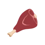 Lamb shank icon