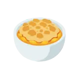 Peach cobbler icon