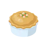 Pot pie icon
