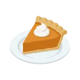 Pumpkin pie icon