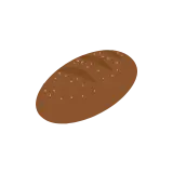 Rye bread icon