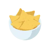 Tortilla chips icon