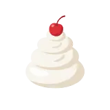 Whipped cream icon
