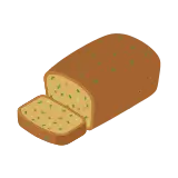 Zucchini bread icon